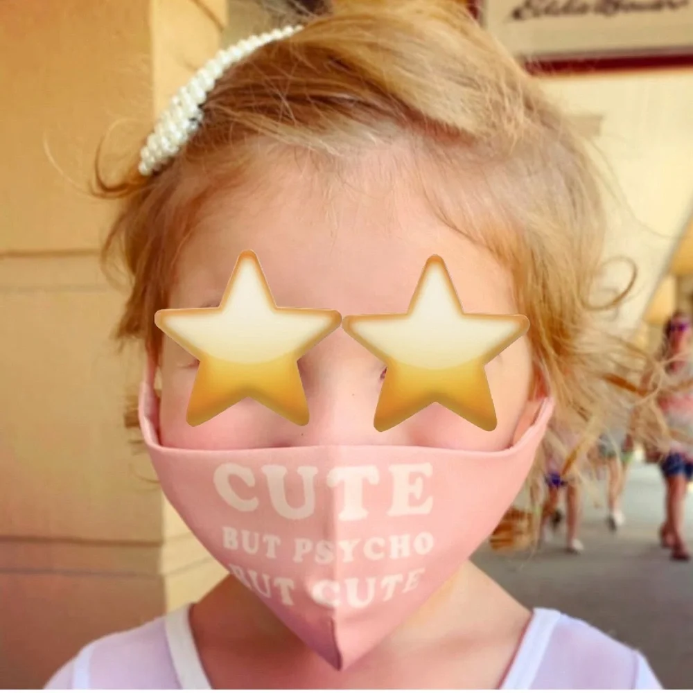 Mia Joy Cute Pink Facemask